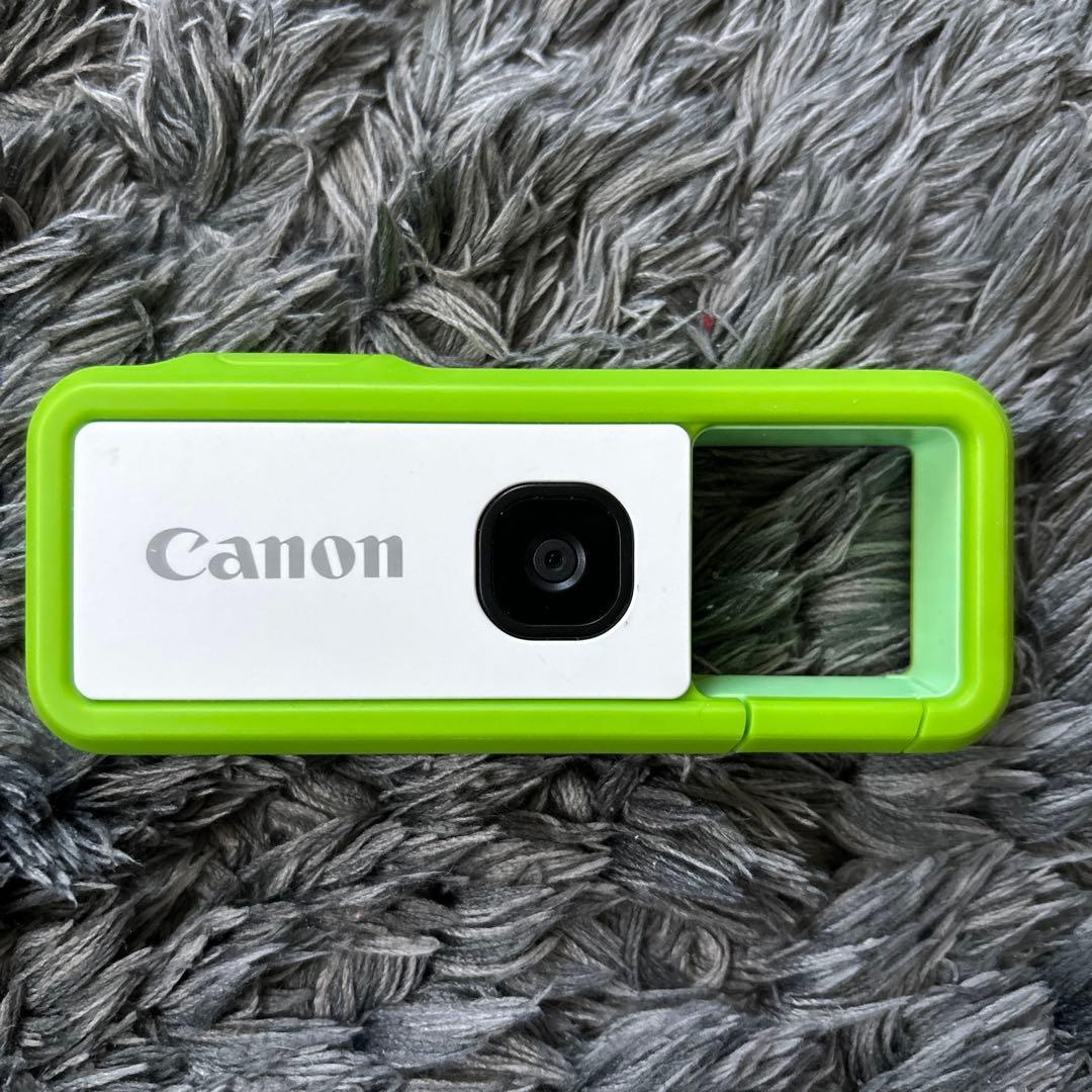 Canon アソビカメラ iNSPiC REC FV-100グリーン 防水カメラ