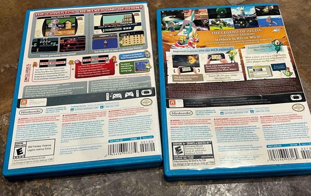 【北米版】ゼルダの伝説 風のタクト HD ファミコンリミックス1+2 WiiU