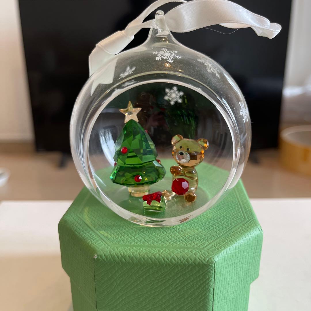 Swarovski ボールオーナメント　クリスタル
