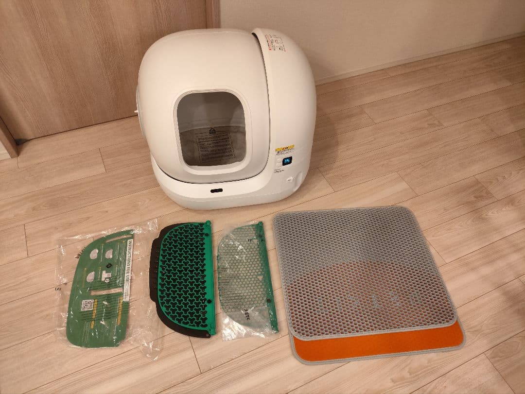 Petkit Puramax2 自動猫トイレ ホワイト 体重センサー付き