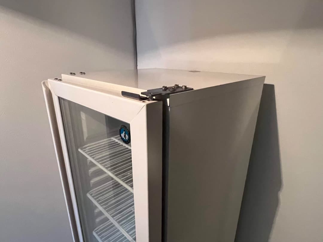 I*侍様 ホシザキ業務用冷蔵庫ショーケース スライド扉 白 USB-50BTL2