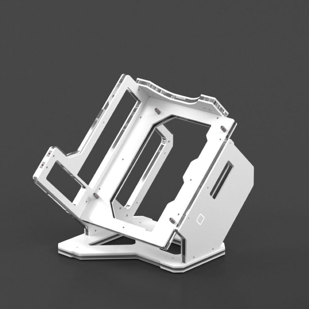 PCケース(自作PC用) GEEEK Rhino S Mini-ITX White