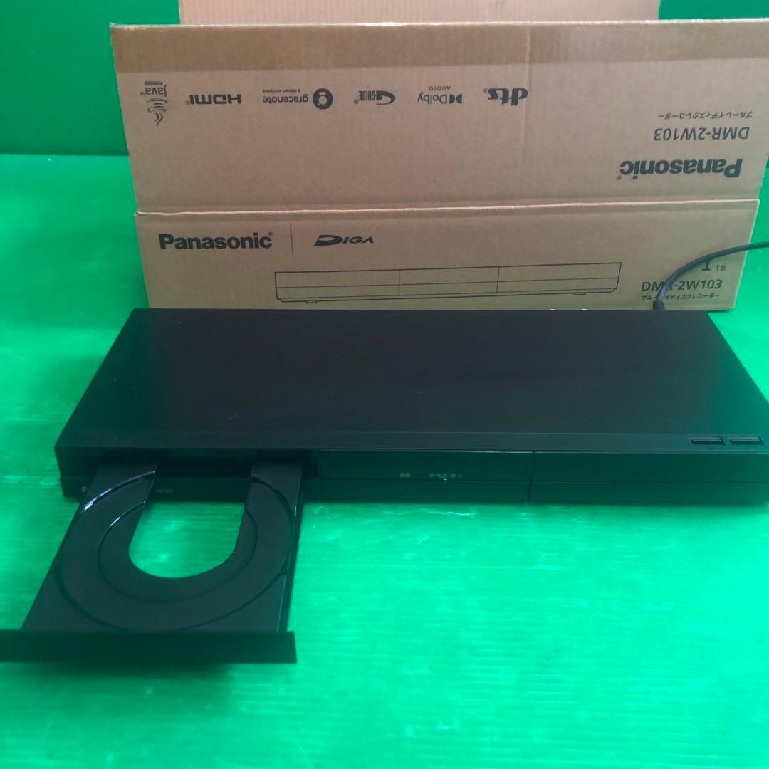 Panasonic DMR-2W103 ブルーレイレコーダー 通電確認のみ