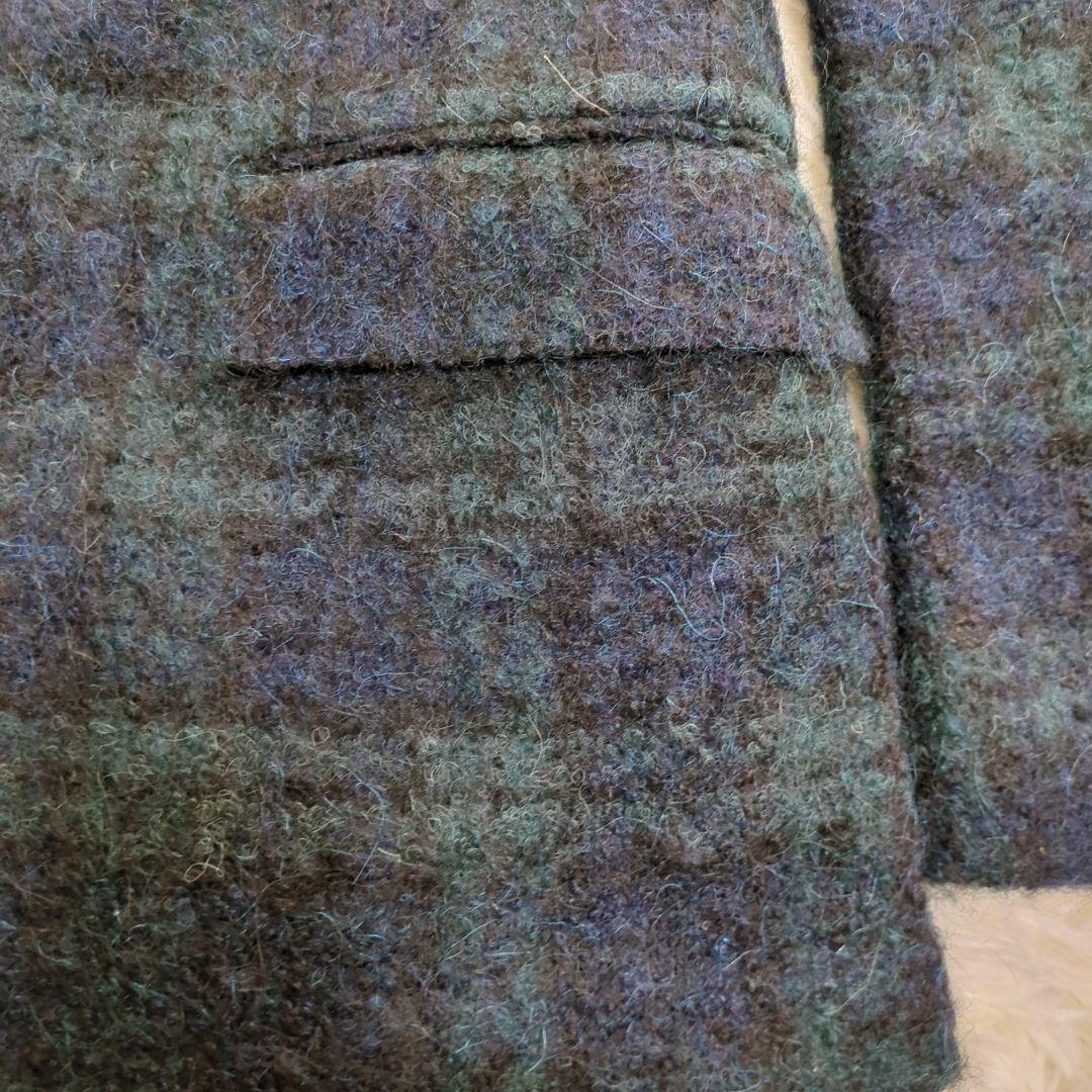 【極美品】LARDINI ラルディーニ　メンズチェック柄テーラードジャケット