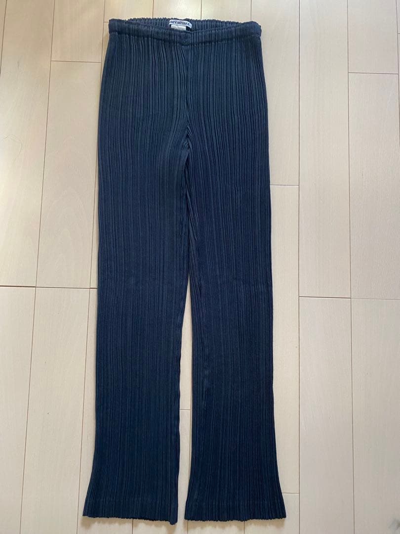 ❤︎特価✨️ISSEY MIYAKE ブラック プリーツパンツ S〜Mサイズ