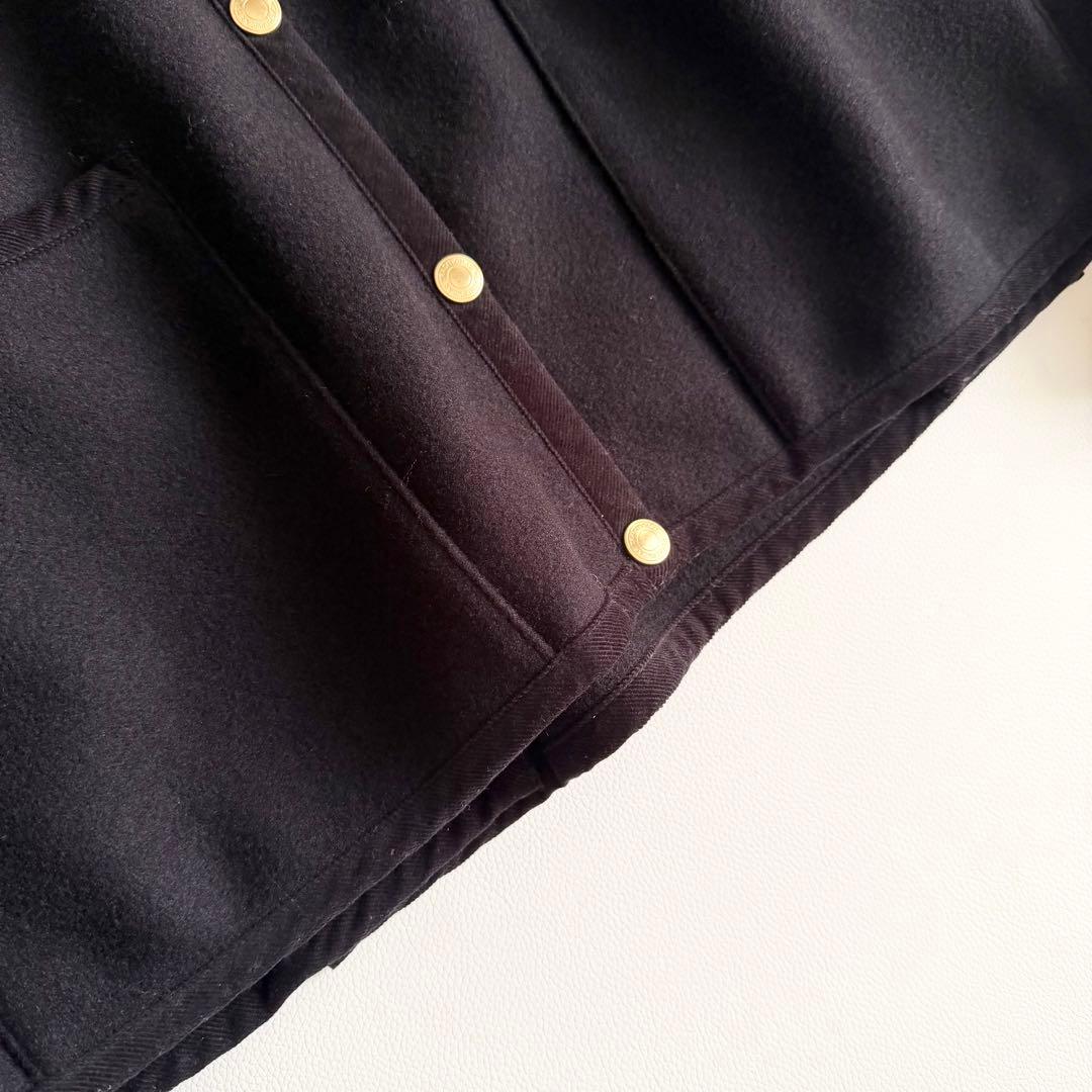 トラディショナルウェザーウェア　アークリー　ダブルフェイスノーカラージャケット