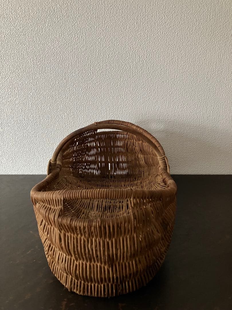 フランスアンティーク　パニエ　カゴ　バスケット