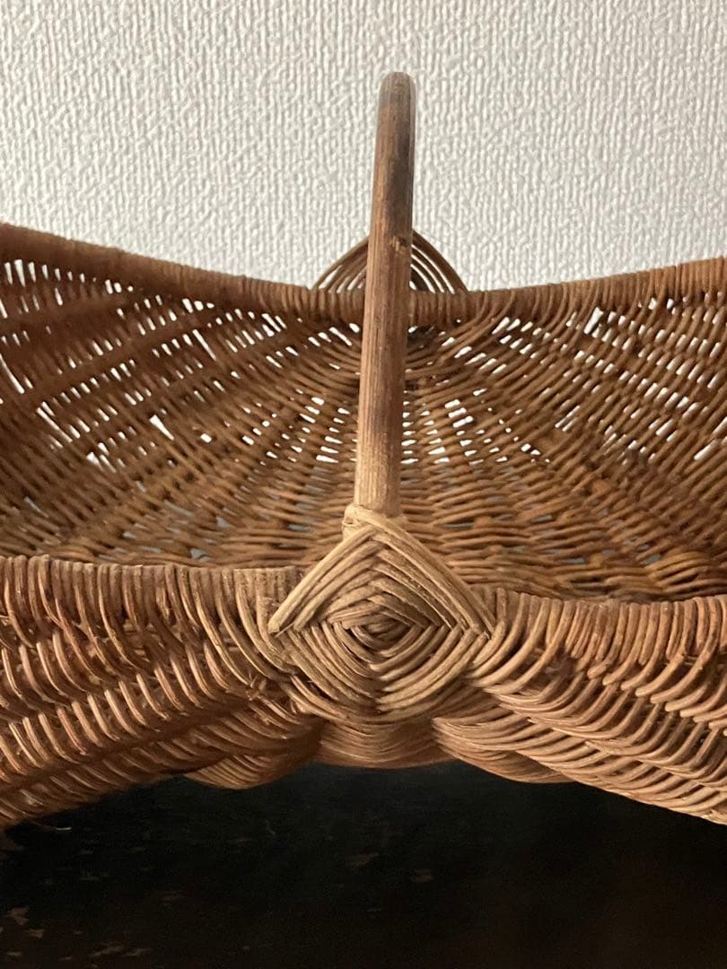 フランスアンティーク　パニエ　カゴ　バスケット