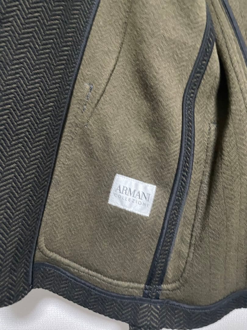 ARMANI　COLLEZIONI ノーカラー ジャケット