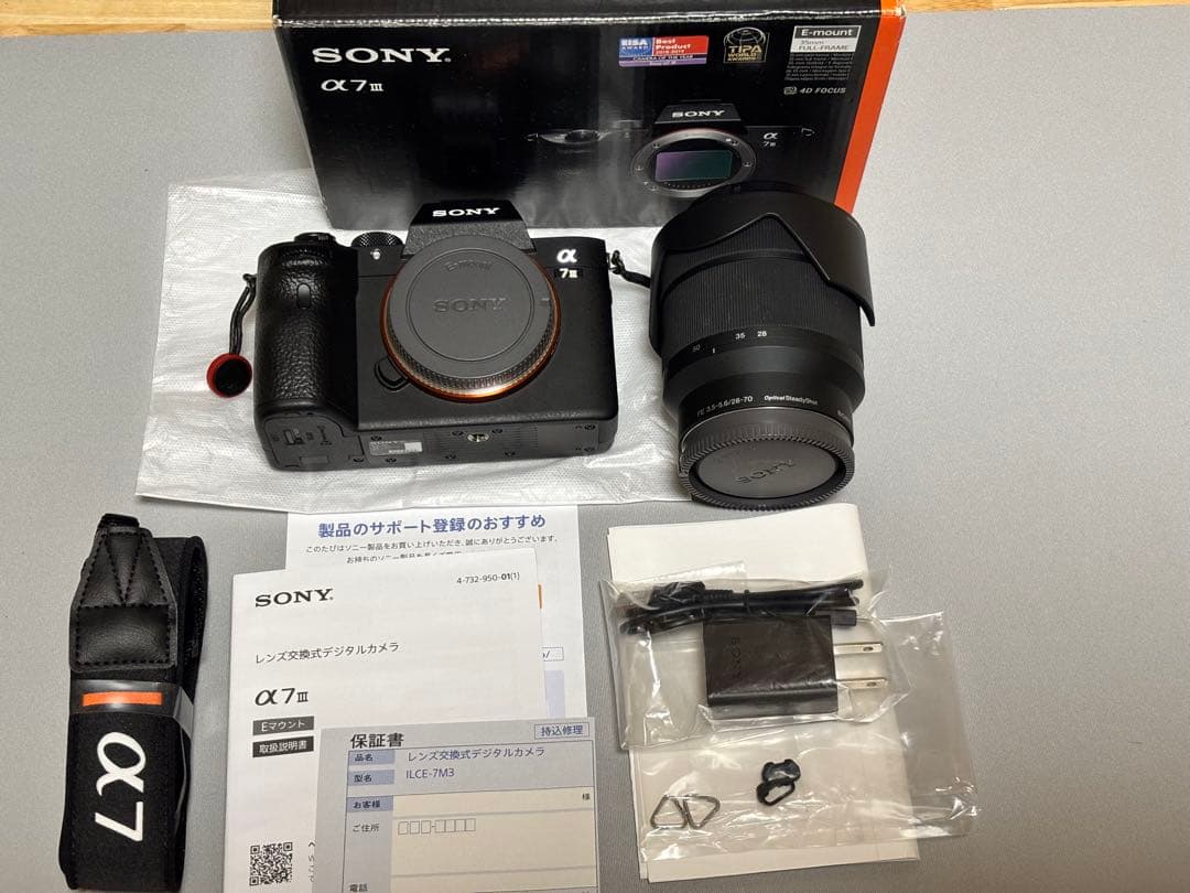 SONY α7 III ミラーレス一眼 本体+レンズ+付属品