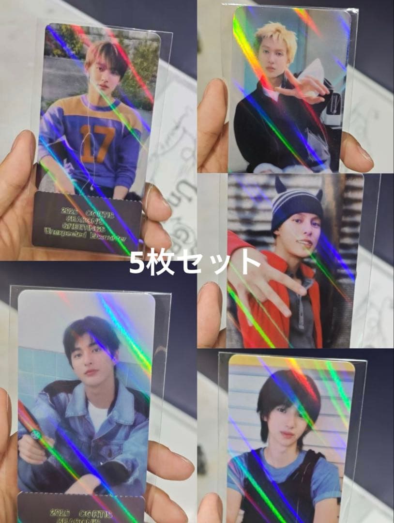 CORTIS 2026シーグリ HYBEポップアップ チケットトレカ5枚セットB