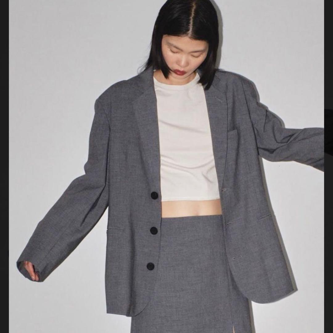 ヘザーオーバージャケット　36