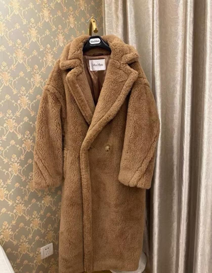 MaxMara ベージュファーロングコート