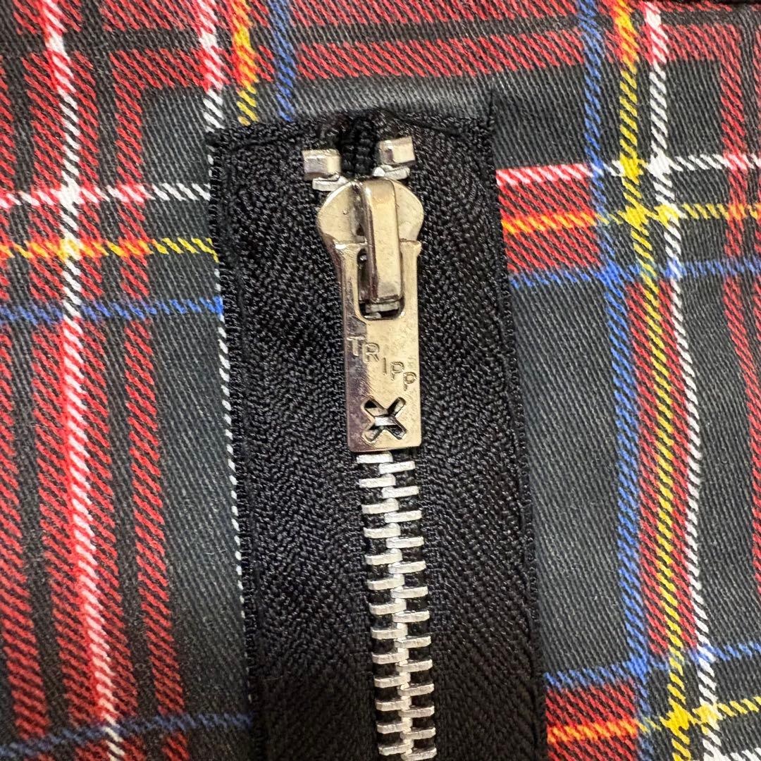 TRIPP NYC ボンテージパンツ 赤黒 28