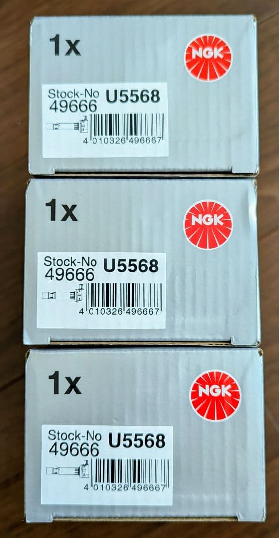 NGK イグニッションコイル U5568 3個セット
