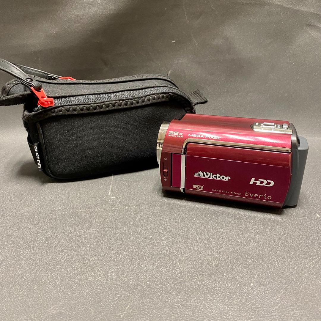 1216j　動作未確認　デジタルビデオカメラ Victor GZ-MG330-R