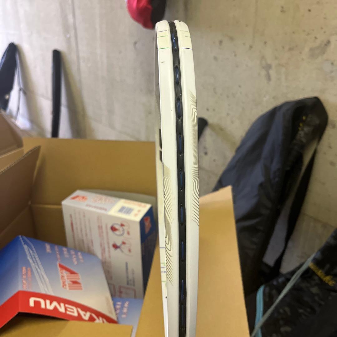 YONEX ナノフォース 8V 軟式用ラケット 白