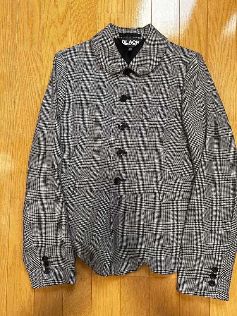 COMME des GARCONS　ジャケット　レディース　XSグレー　チェック
