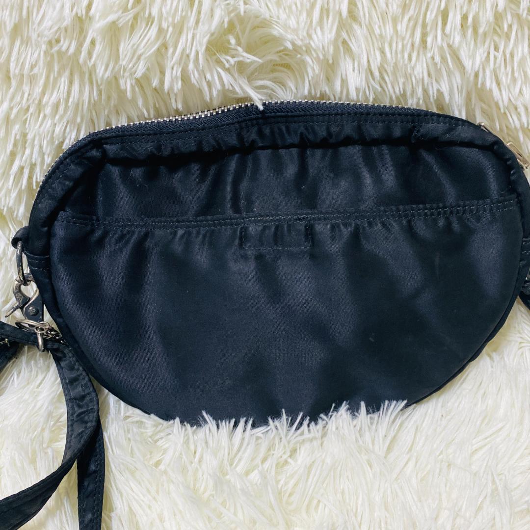 PORTER ポーター タンカー ハーフムーンショルダーバッグ ブラック