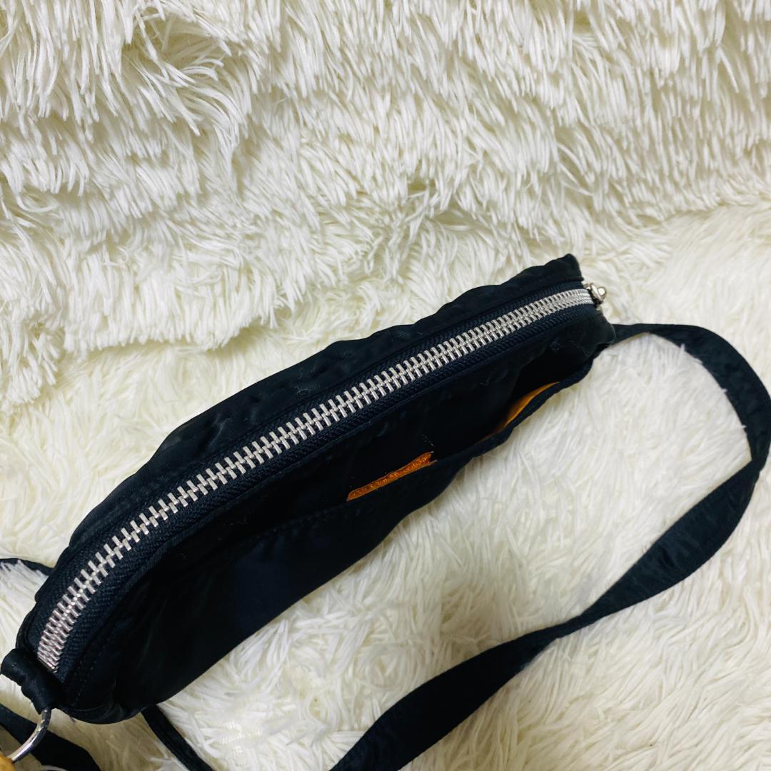 PORTER ポーター タンカー ハーフムーンショルダーバッグ ブラック