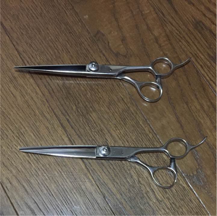 水谷 シザー 刈り込み(丸い方)&仕上げ(鋭い方)