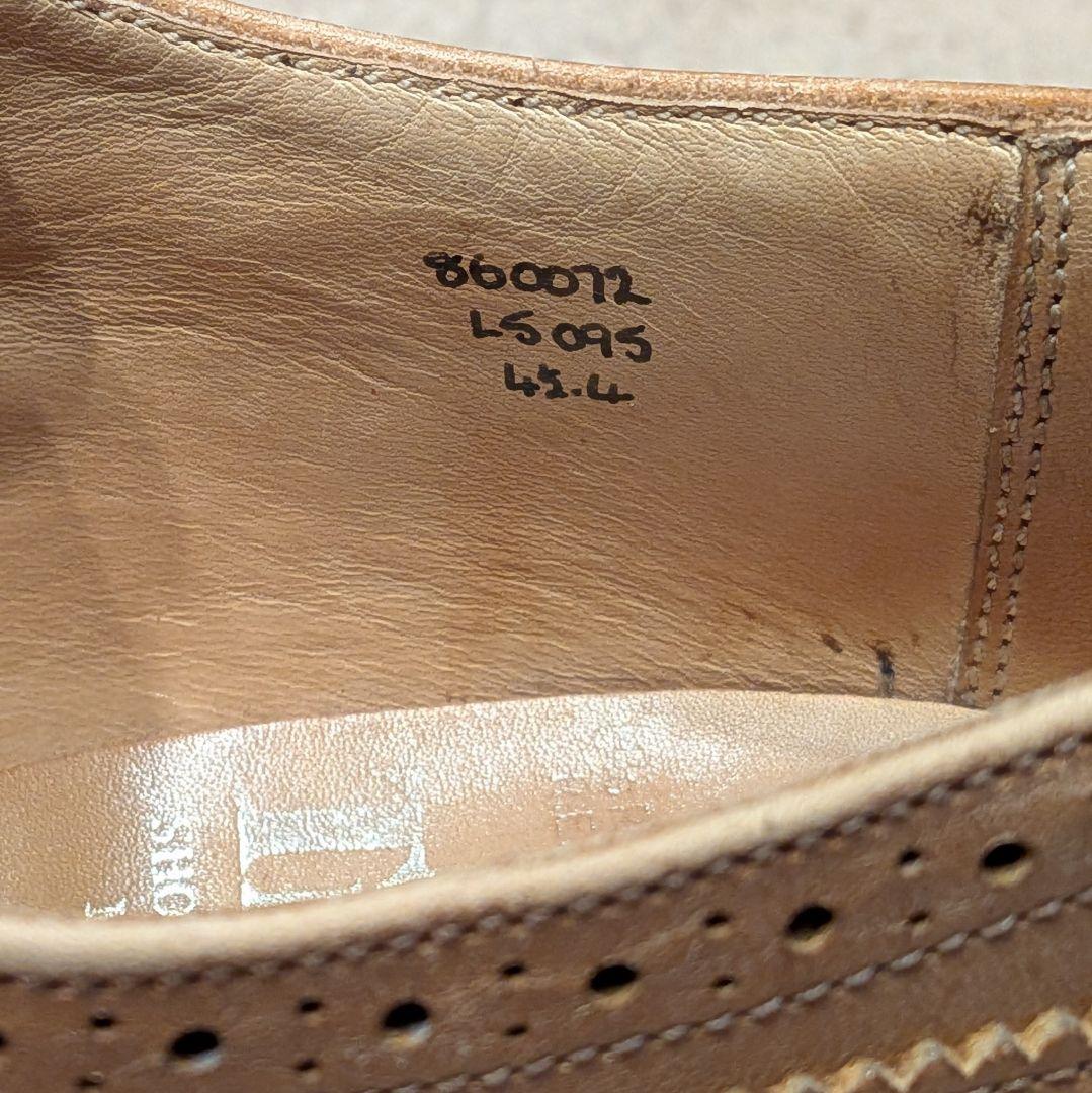 トリッカーズ バートン 4.5 ブラウン ウイングチップ