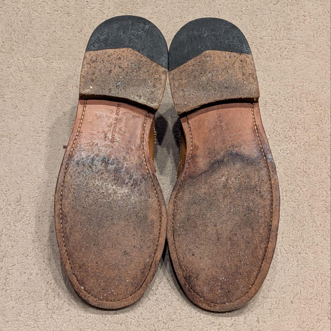 トリッカーズ バートン 4.5 ブラウン ウイングチップ