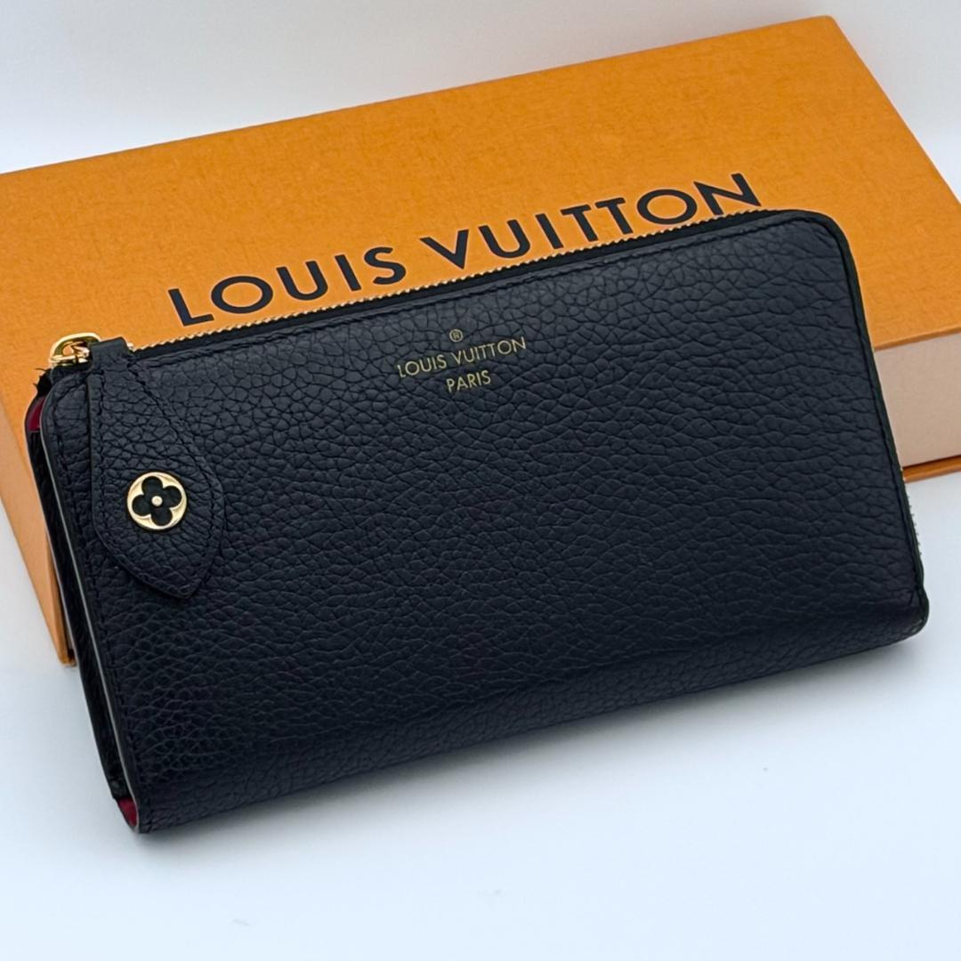 美品 ルイヴィトン ポルトフォイユ コメット L字ファスナー 長財布 ノワール