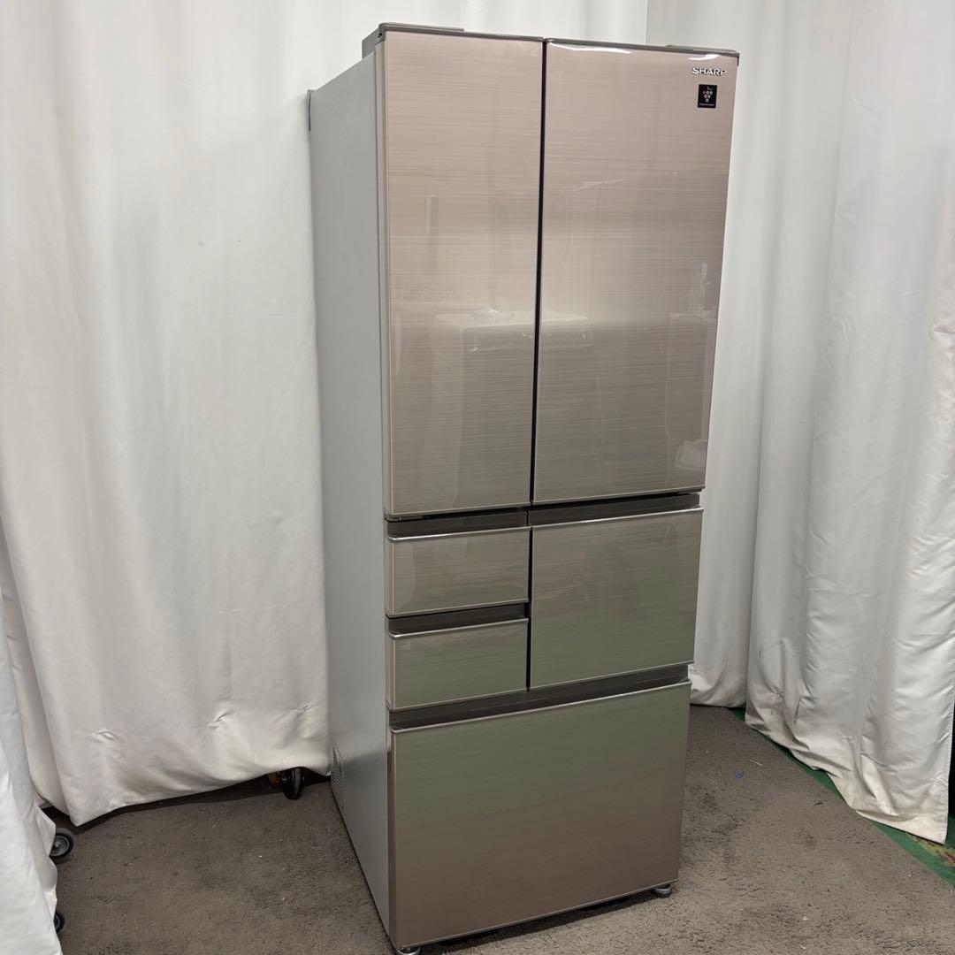 ★116　冷蔵庫　シャープ　500-600ℓ　安い　綺麗　フレンチドア　設置無料