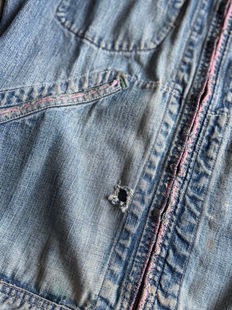 60s DENIMJACKET vintage 襤褸