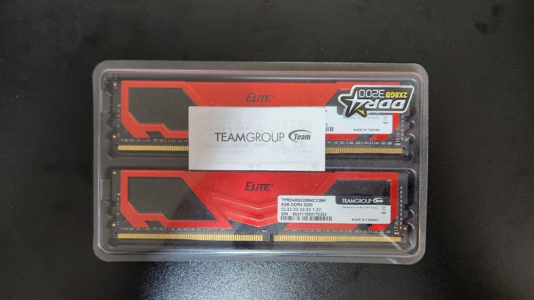 TEAMGROUP Elite DDR4 3200MHz 8GB×2