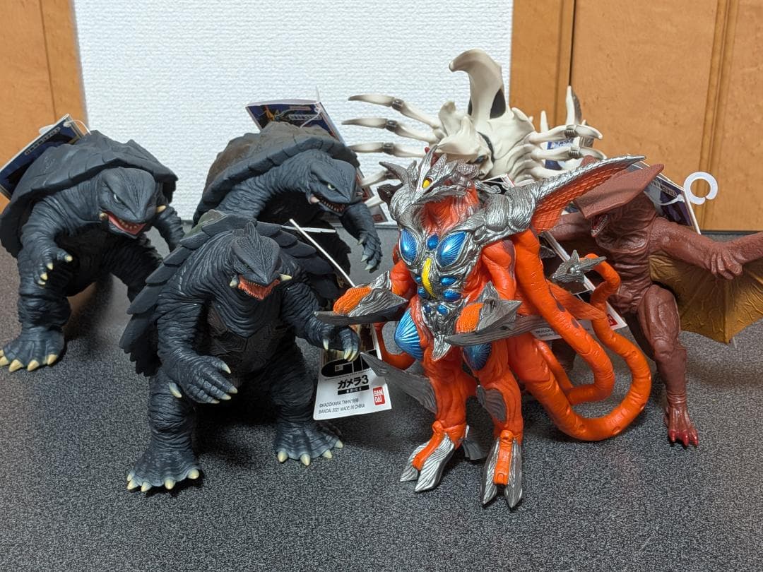 ムービーモンスターシリーズ 平成ガメラ6体 イリス 1996 レギオン ソフビ