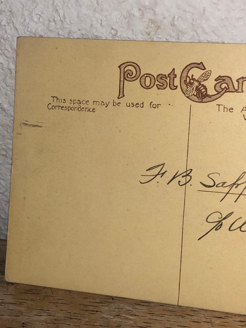 アンティーク 19s スカル　髑髏　骸骨　ハロウィン　ポストカード　死神　レトロ