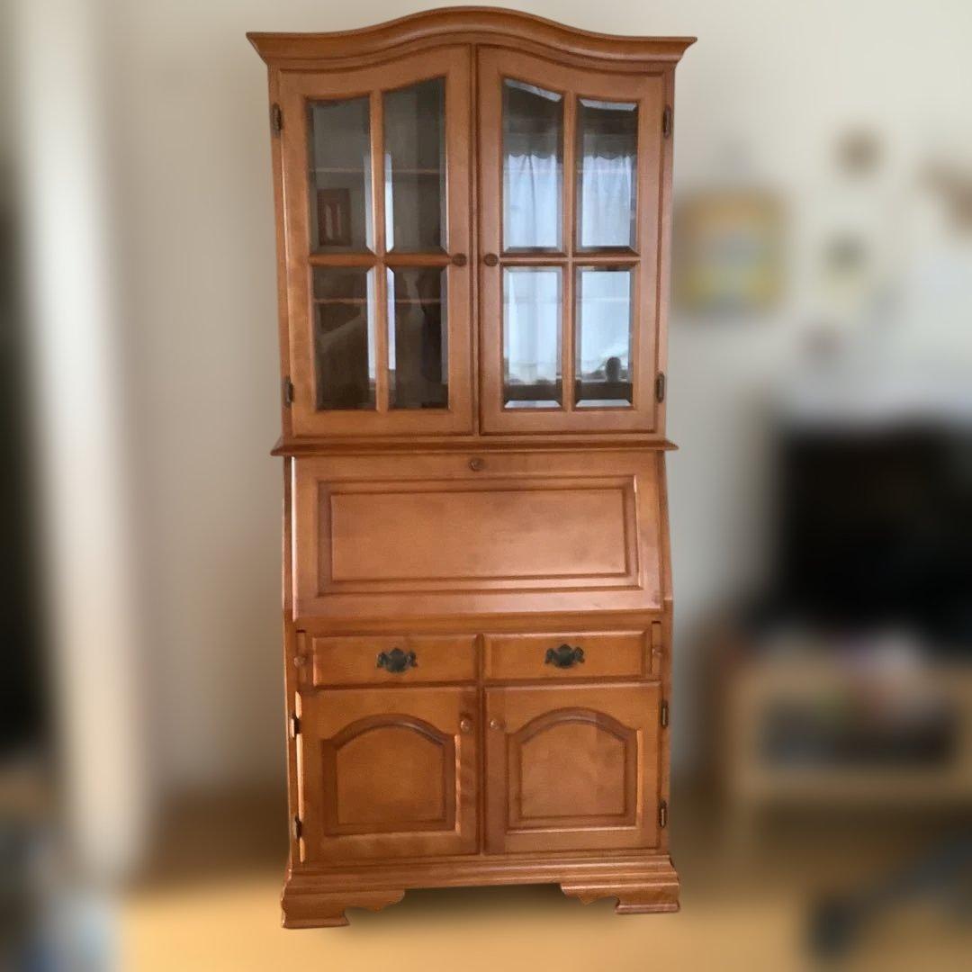 木製ライティングビューロー