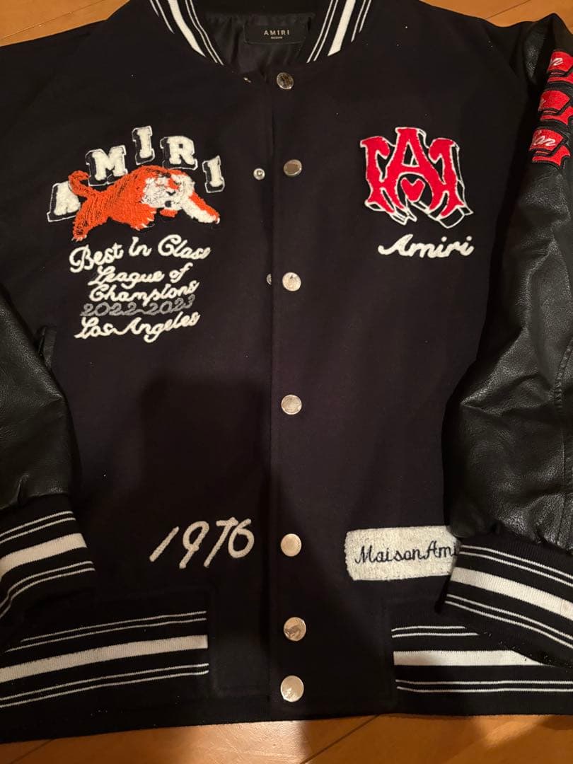 Amiri 刺繍入りスタジャン 1976