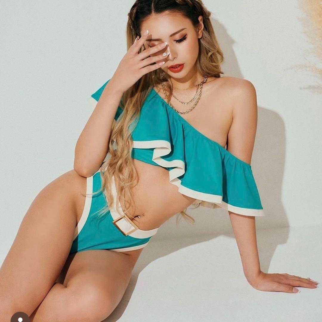 ALENCY ワンショル水着