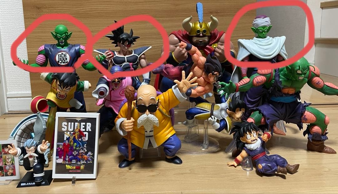 やほーさま専用。ドラゴンボール3点　ピッコロ大魔王、マジュニア、ターレス