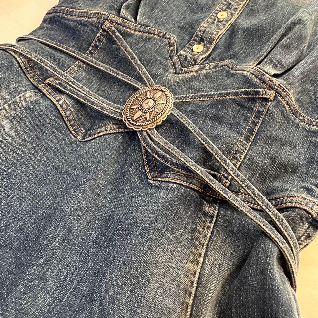 justcavalli ジャストカヴァリデニムプルオーバー