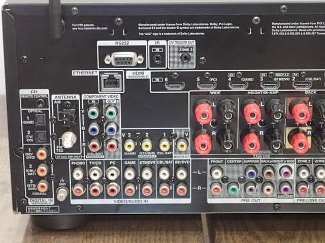 ONKYO AVアンプ TX-NR838 純正リモコン他多数・美品・快調・美音