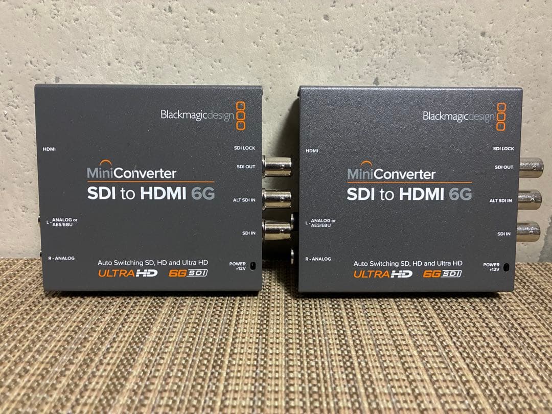 期間限定価格 MiniConverter SDI to HDMI 6G 2台