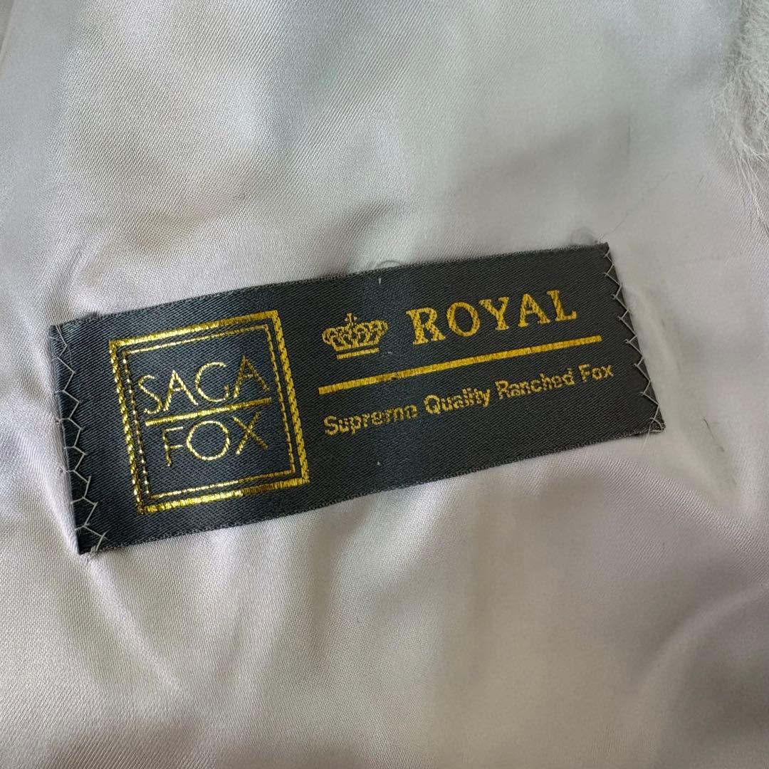 SAGA FOX 高級毛皮 ブルーフォックス サイズ11 B112E35