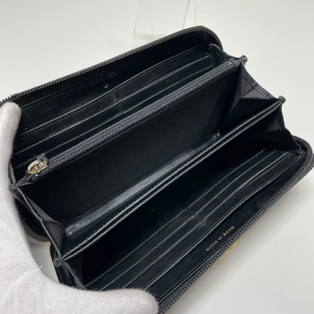 ★*✨様 CHANEL ボーイシャネル　 ブラック キルティング 長財布