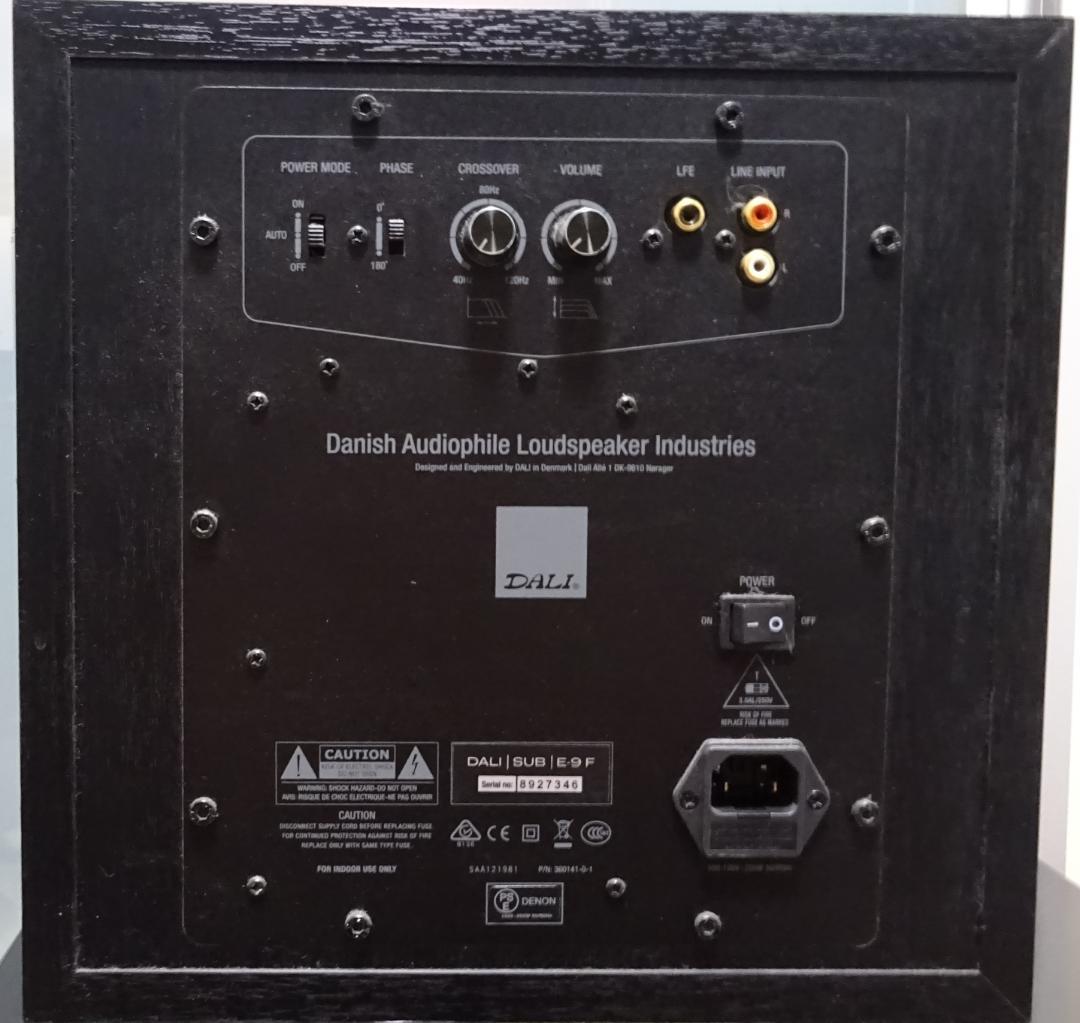 スピーカー・ウーファー DALI SUB E-9 F