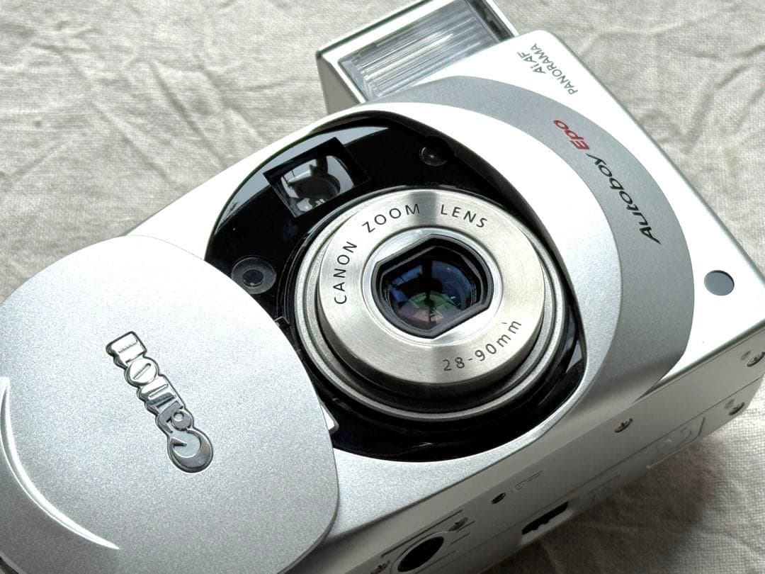 ⌘完動品！ 電池付き、作例あり！ Canon Autoboy EPO⌘