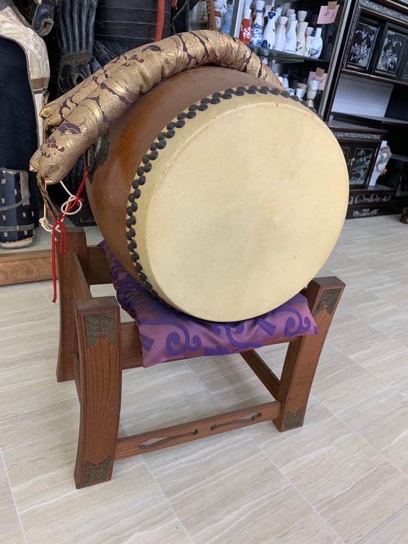 中型 和太鼓 木製スタンド付き