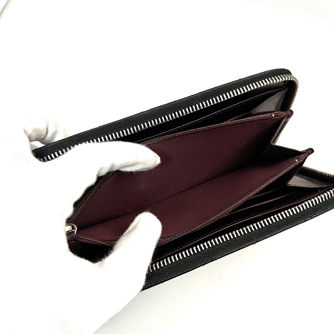 新品付属品完備！シャネル マトラッセ キャビアスキン 長財布 黒 ブラック