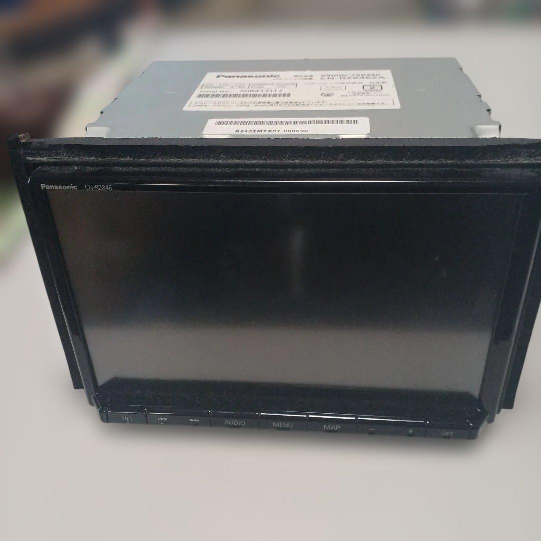 Panasonic CN-RZ846 カーオーディオデッキ DVDが観えません。