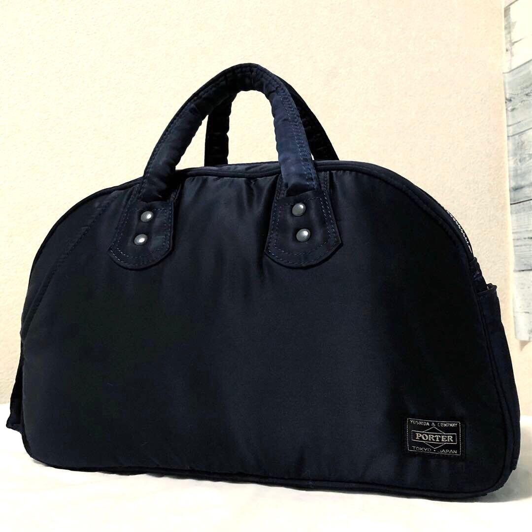 極美品✨廃盤 ヘッドポーター ミニボストンバッグ ダッフル ネイビー 藤原ヒロシ