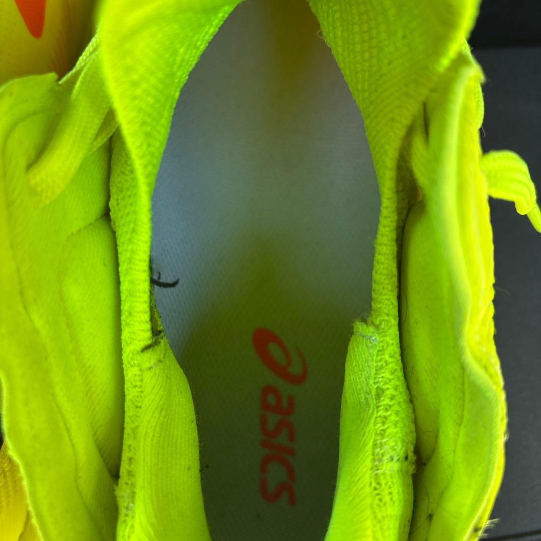 ASICS RISE 2 バレーボールシューズ 蛍光イエロー28センチ