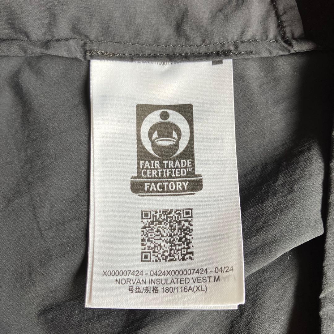 美品　arc'teryx norvan insulated vest